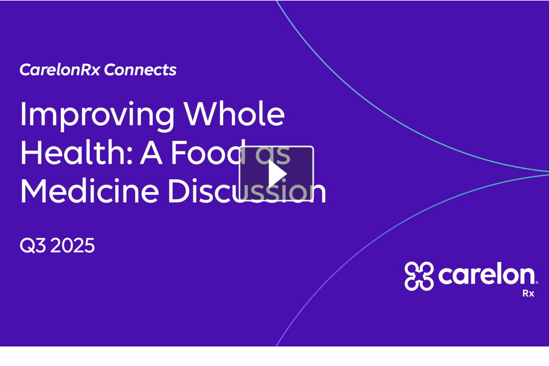Improving Whole Health A Food as Medicine Discussion webinar